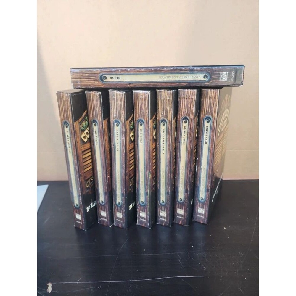 Life time country classics cassettes lot w boxes